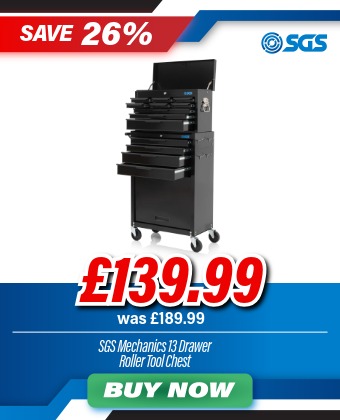 SGS Mechanics 13 Drawer Tool Box Chest & Roller Cabinet