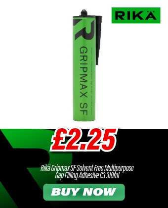 Rikä SAFR005 Gripmax SF Solvent Free Multipurpose Gap Filling Adhesive C3 310ml