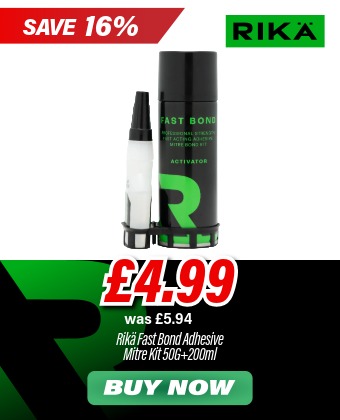 Rikä SAFR010 Fast Bond Adhesive Mitre Kit 50G+200ml