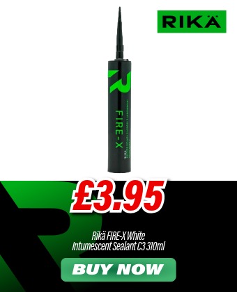 Rikä SAFR006 FIRE-X Intumescent Sealant White C3 310ml