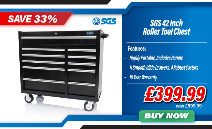 SGS 42in 11 Drawer Roller Tool Cabinet