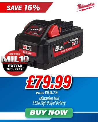 Milwaukee M18HB5.5 18V M18 5.5Ah High Output Battery