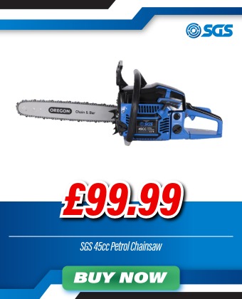 SGS 45cc Petrol Chainsaw - 15in Bar