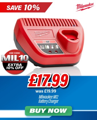 Milwaukee C12C 12V Battery Charger For M12 Battery Packs