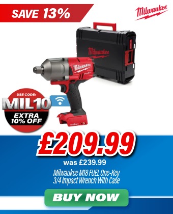 Milwaukee M18 FUEL One-Key 3/4 Impact Wrench Body Only with Case M18ONEFHIWF34-0X