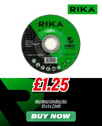 Rikä ABRR006 Metal Grinding Disc 115 x 6 x 22mm