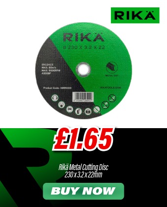Rikä ABRR003 Metal Cutting Disc 230 x 3.2 x 22mm