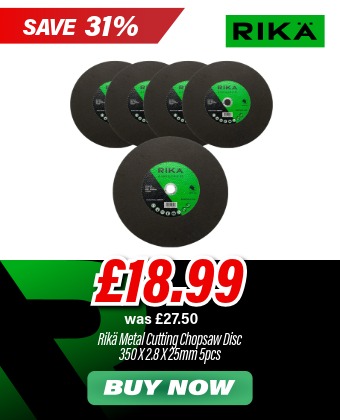 Rikä ABRR005 Metal Cutting Chopsaw Disc 350 X 2.8 X 25mm 5pcs