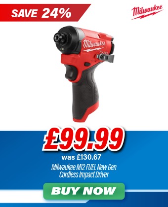 Milwaukee M12FID2-0 12V Fuel New Gen Cordless Impact Driver (Body Only)