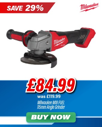 Milwaukee M18FSAG115X-0 M18 FUEL 18V 115mm Angle Grinder (Body Only)
