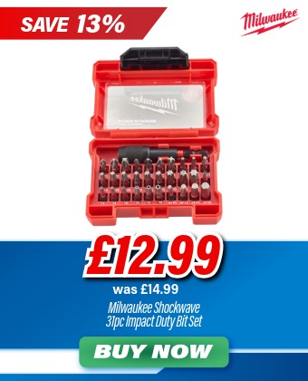 Milwaukee 4932472060 Shockwave Impact Duty Bit Set - 31pk