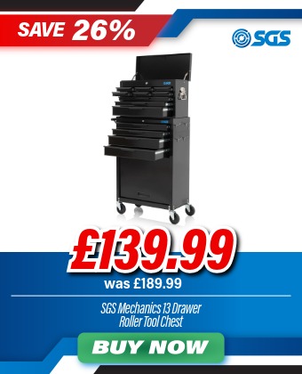 SGS Mechanics 13 Drawer Tool Box Chest & Roller Cabinet