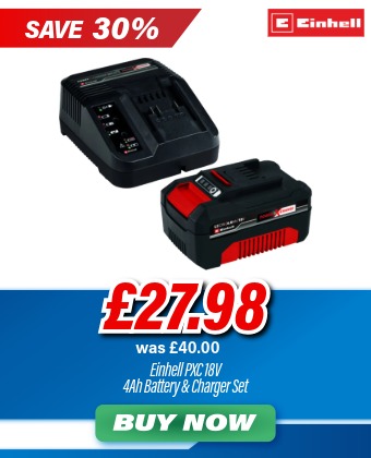 Einhell 4512042 PXC 18V 4Ah Battery and Charger Kit