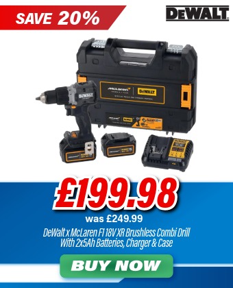 DeWalt DCD85MP2T McLaren F1 XR Brushless Combi 18V 2 x 5.0Ah Li-ion