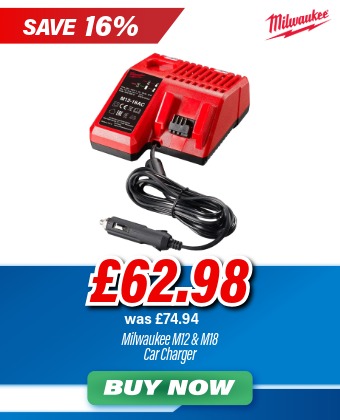 Milwaukee M12-18AC 12-18v M12 M18 In Car Charger