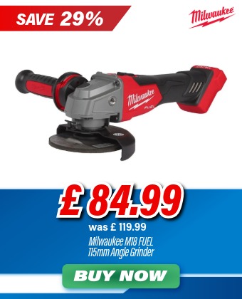 Milwaukee M18FSAG115X-0 M18 FUEL 18V 115mm Angle Grinder (Body Only)