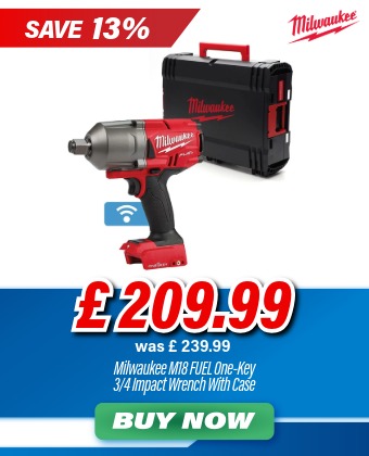 Milwaukee M18 FUEL One-Key 3/4 Impact Wrench Body Only with Case M18ONEFHIWF34-0X