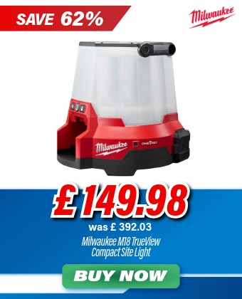 Milwaukee M18ONESLSP-0 18V TrueView Compact Single Pack Site Light (Body Only)