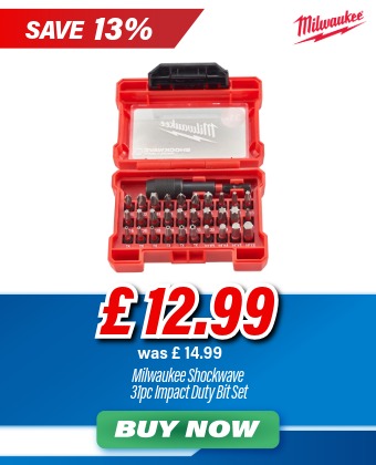 Milwaukee 4932472060 Shockwave Impact Duty Bit Set - 31pk