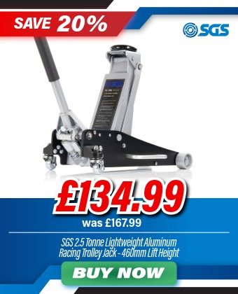 SGS 2.5 Tonne Lightweight Aluminium Racing Trolley Jack