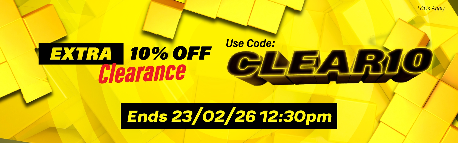 Extra 10% Off Clearance With Code CLEAR10