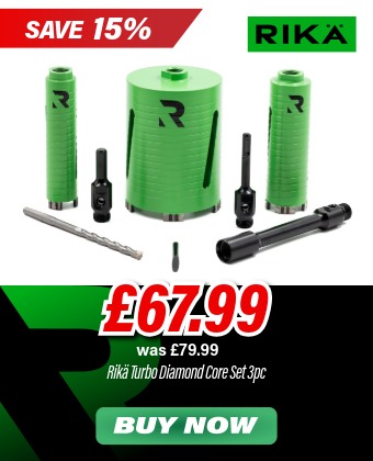 Rikä Turbo Diamond Core Set 3pc