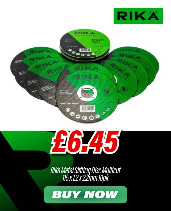 Rikä ABRR007 Metal Slitting Disc Multicut 115 x 1.2 x 22mm 10pk