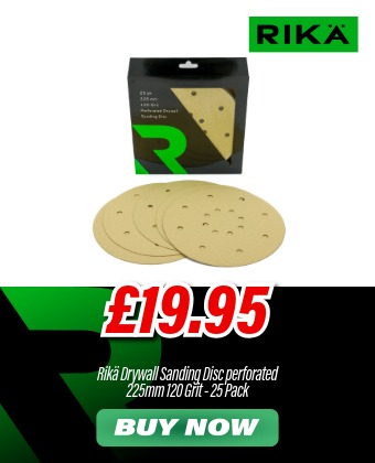 Rikä ABRR019 Drywall Sanding Disc perforated 225mm 120 Grit 25pk