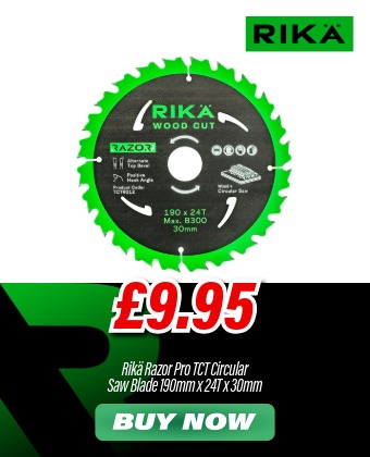 Rikä TCTR012 Razor Pro TCT Circular Saw Blade 190mm x 24T x 30mm
