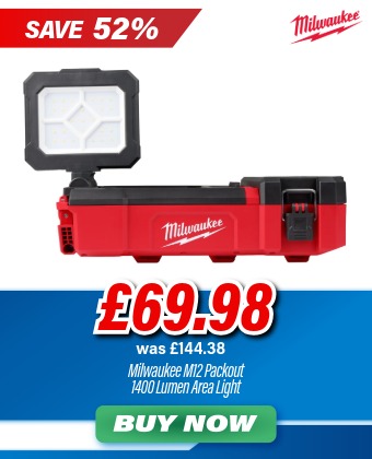 Milwaukee M12POAL-0 M12 12V Packout Area Light 1400 Lumens (Body only)