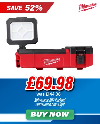 Milwaukee M12POAL-0 M12 12V Packout Area Light 1400 Lumens (Body only)