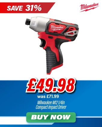 Milwaukee M12BID-0 M12 1/4in Compact Impact Driver - Body Only