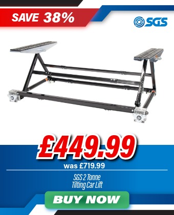 SGS 2 Tonne Tilting Car Lift