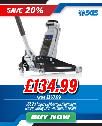 SGS 2.5 Tonne Lightweight Aluminium Racing Trolley Jack