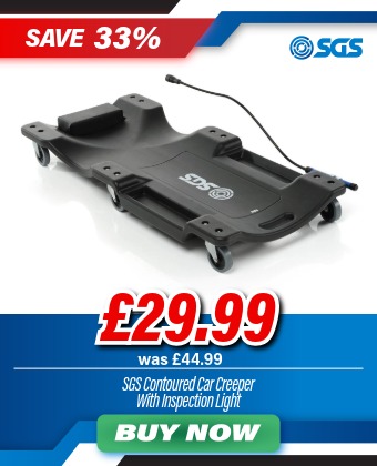 SGS Contoured Car Creeper With Inspection Light