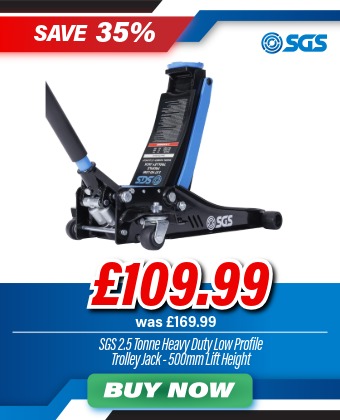SGS 2.5 Tonne Heavy Duty Low Profile Trolley Jack