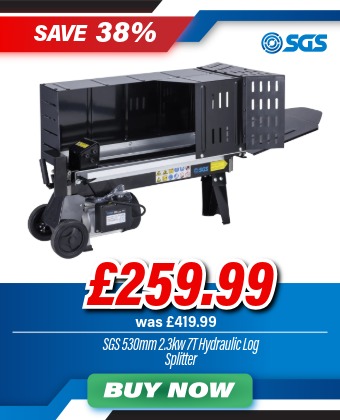 SGS Hydraulic Log Splitter - 7T Electric 2.3kw 530mm