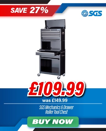 SGS Mechanics 6 Drawer Tool Box Chest & Roller Cabinet