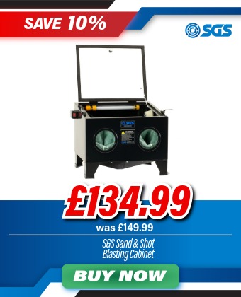 SGS Shot & Sand Blasting & Polishing Cabinet