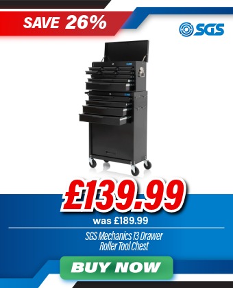 SGS Mechanics 13 Drawer Tool Box Chest & Roller Cabinet