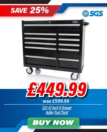 SGS 42in 11-Drawer Professional Mobile Tool Cabinet
