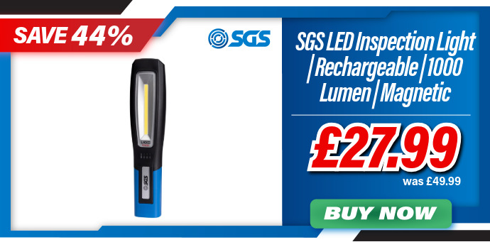 SGS LED Inspection Light | Rechargeable | 1000 Lumen