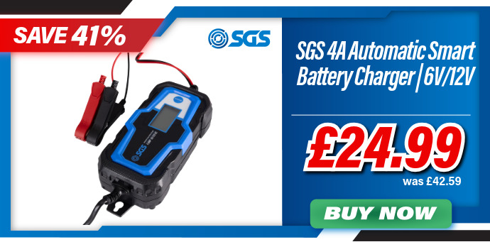 SGS 4A Automatic Smart Battery Charger | 6V/12V