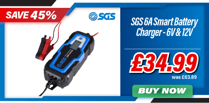 SGS 6A Automatic Smart Battery Charger | 6V / 12V