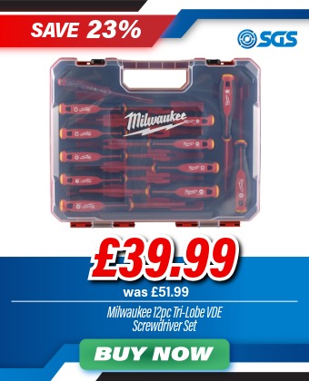 Milwaukee 4932479095 Tri-Lobe VDE Screwdriver Set | 12 Piece