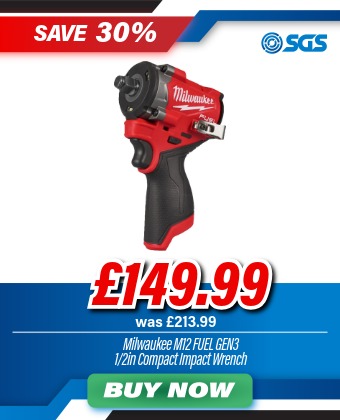 Milwaukee M12 FUEL GEN3 1/2in Compact Impact Wrench