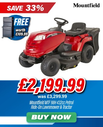Mountfield MTF 98 H Petrol Ride-On Lawnmower and Tractor 2T2610403/CAS