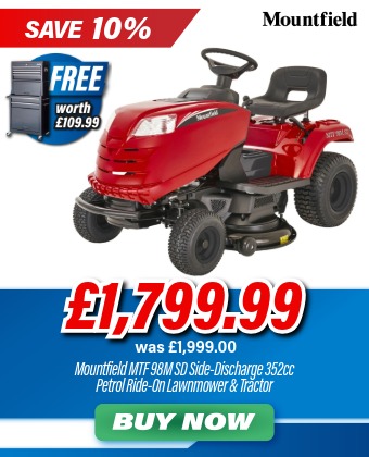 Mountfield MTF 98M SD Side-Discharge Petrol Ride-On Lawnmower and Tractor 2T0515403/CAS