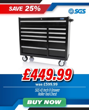 SGS 42in 11-Drawer Professional Mobile Tool Cabinet