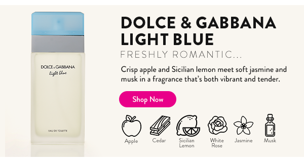 DOLCE & GABBANA LIGHT BLUE FRESHLY ROMANTIC.